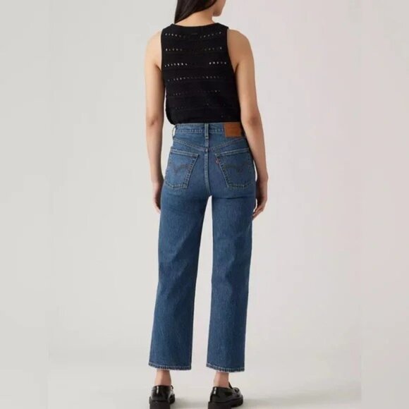 Levi’s Ribcage Straight Ankle Jeans | Medium Wash | Sz 25 | EUC - Picture 2 of 10